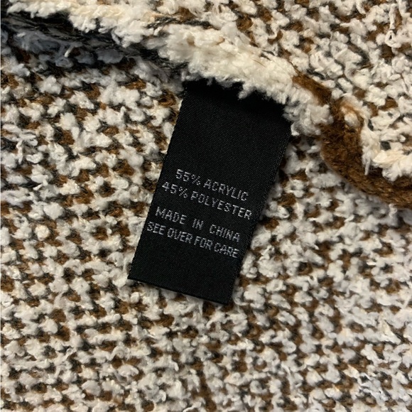 Fortune + Ivy Cardigan Sweater Open Front Pockets Stitchfix Women Small - Picture 6 of 6